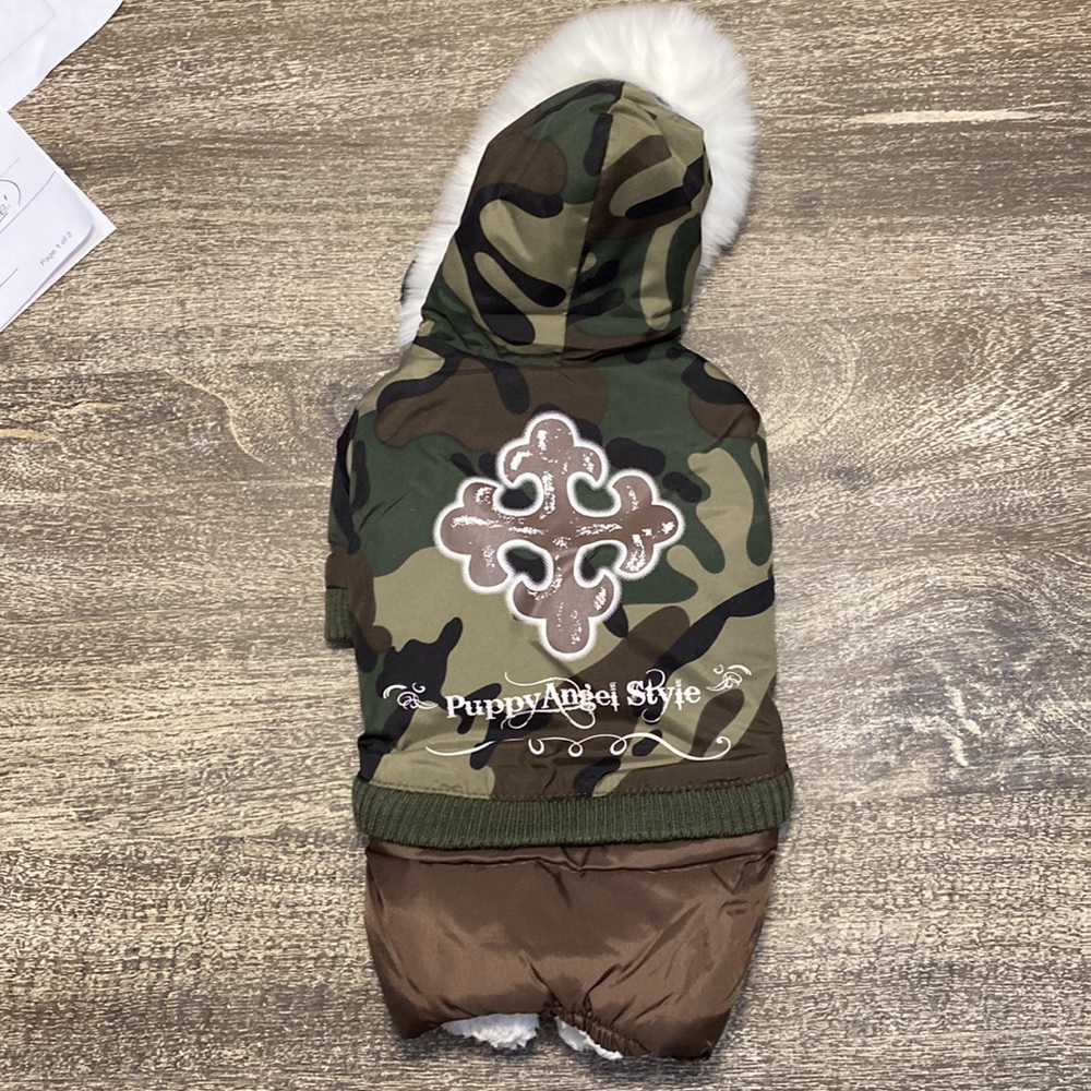 Puppy Angel KrissCross Padded Overall PA-JK069 small